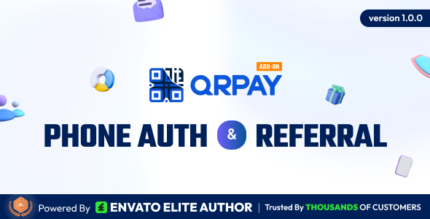 QRPay Phone Authentication and User Referral Addon