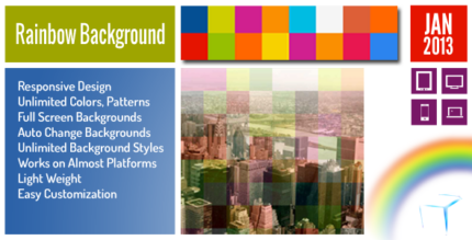 Rainbow Background jQuery Plugin