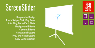 ScreenSlider - Reponsive Touch Presentation