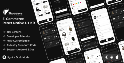 Shoppers Ecommerce React Native UI Kit