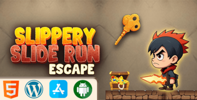 Slippery Slide Run Escape - HTML5 Construct3 Game