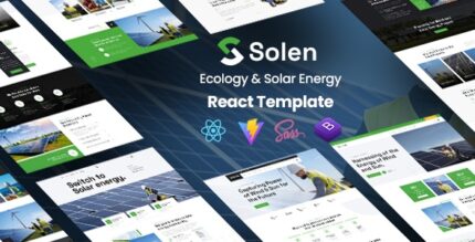 Solen - Ecology & Solar Energy React Template