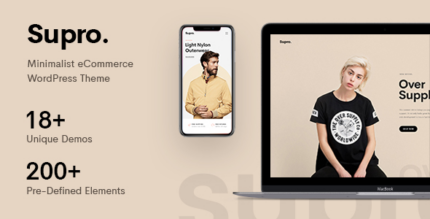 Supro - Minimalist AJAX WooCommerce WordPress Theme v1.9.4