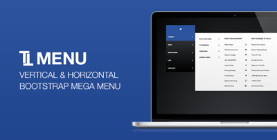 TT Menu - Vertical Horizontal Bootstrap Mega Menu