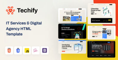 Techify - IT Services & Digital Agency HTML Template