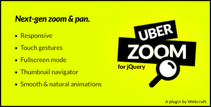 Uber Zoom - jQuery Smooth Zoom & Pan