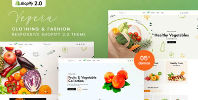 Vegera - Organic Vegetables Responsive Shopify 2.0 Theme