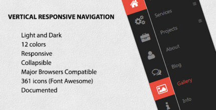 Vertical Responsive Navigation