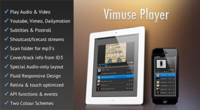 Vimuse - HTML5 Media Player