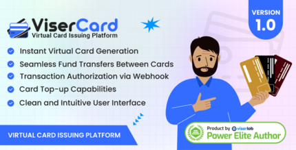 ViserCard - Virtual Card Issuing Platform